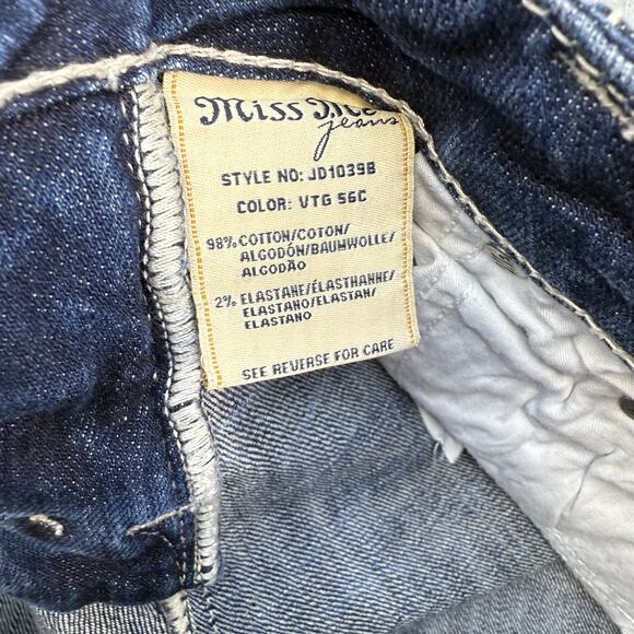 Miss Me Jeans Women's 28 Blue Boot Cut Embroidered M Pockets Western Classic - Picture 6 of 15